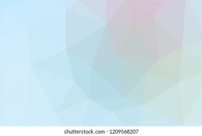 Light Blue, Red vector gradient triangles pattern. Colorful abstract illustration with triangles. Pattern for a brand book's backdrop.