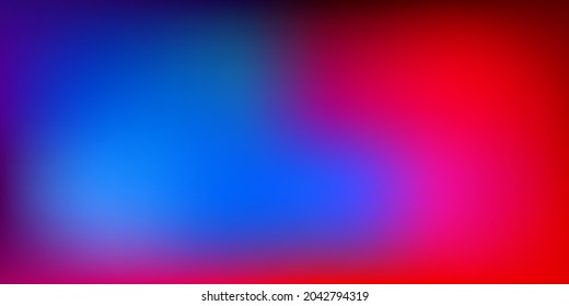 Light Blue, Red vector gradient blur layout. Shining colorful blur illustration in abstract style. Background for mobile phones.