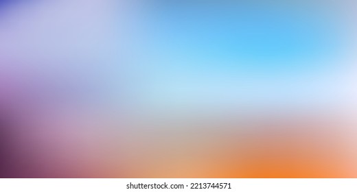 Light blue, red vector gradient blur backdrop. Colorful illustration with gradient in halftone style. Background for mobile phones.