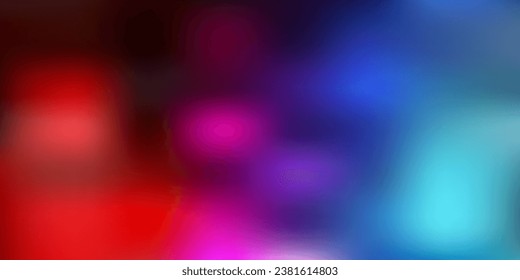 Light blue, red vector gradient blur drawing. Colorful abstract illustration with blur gradient. Best choice for your design.