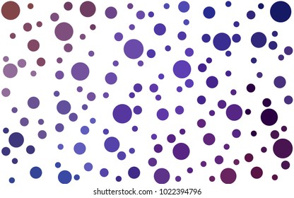 Light Blue, Red vector illustration which consist of circles. Dotted gradient design for your business. Creative geometric background in halftone style with colored spots.