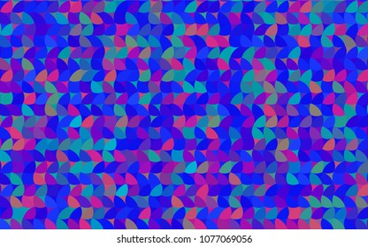 Light Blue, Red vector illustration which consist of circles. Dotted gradient design for your business. Creative geometric background in halftone style with colored spots.