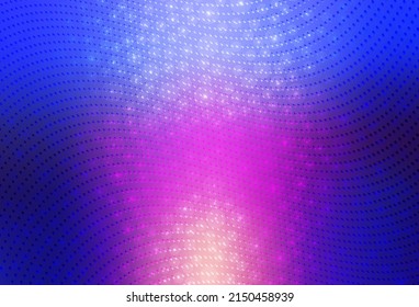 Light Blue, Red vector Illustration with set of shining colorful abstract circles. Glitter abstract illustration with blurred drops of rain. Simple design for your web site.
