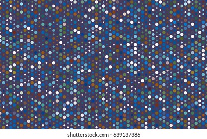 Light Blue, Red vector illustration which consist of circles. Dotted gradient design for your business. Creative geometric background in halftone style with colored spots.