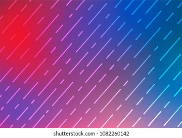 Light Blue, Red vector indian curved texture. Geometric doodle illustration in Origami style with gradient. A new texture for your design.