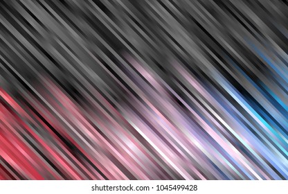 Light Blue, Red vector layout with flat lines. Modern geometrical abstract illustration with staves. Best design for your ad, poster, banner.