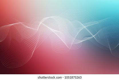 Light Blue, Red vector layout with circle shapes. Blurred bubbles on abstract background with colorful gradient. The pattern can be used for beautiful websites.