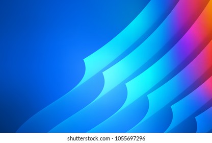 Light Blue, Red vector layout with flat lines. Blurred decorative design in simple style with lines. The pattern for ad, booklets, leaflets.