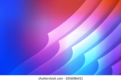 Light Blue, Red vector layout with flat lines. Glitter abstract illustration with colored sticks. Template for your beautiful backgrounds.