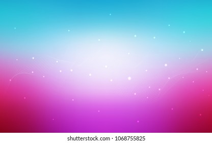 Light Blue, Red vector layout with circle shapes. Abstract illustration with colored bubbles in nature style. Pattern can be used as texture of water, rain drops.
