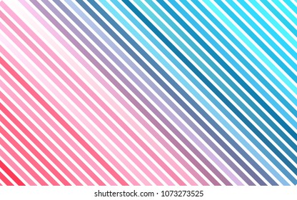 Light Blue, Red vector layout with flat lines. Modern geometrical abstract illustration with staves. The pattern can be used for busines ad, booklets, leaflets