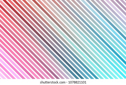 Light Blue, Red vector layout with flat lines. Glitter abstract illustration with colored sticks. The pattern can be used for websites.