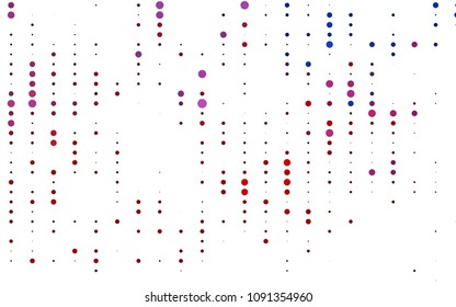 Light Blue, Red vector  layout with circle shapes. Blurred bubbles on abstract background with colorful gradient. The pattern can be used for beautiful websites.