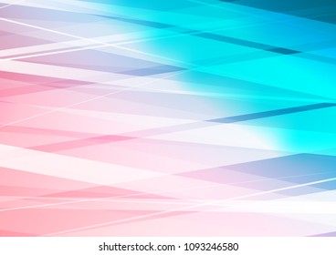 Light Blue, Red vector layout with flat lines. Blurred decorative design in simple style with lines. Best design for your ad, poster, banner.