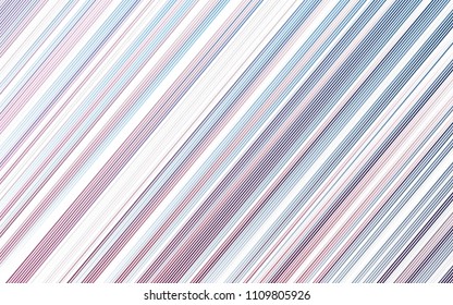 Light Blue, Red vector layout with flat lines. Blurred decorative design in simple style with lines. The pattern can be used as ads, poster, banner for commercial.