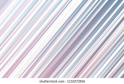 Light Blue, Red vector layout with flat lines. Modern geometrical abstract illustration with staves. Smart design for your business advert.