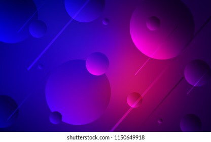 Light Blue, Red vector layout with circle shapes. Illustration with set of shining colorful abstract circles. Pattern can be used as texture of wallpapers.