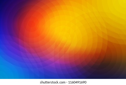 Light Blue, Red vector layout with circle shapes. Blurred decorative design in abstract style with bubbles. Pattern can be used for futuristic ad, booklets.