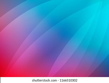 Light Blue, Red vector layout with flat lines. Modern geometrical abstract illustration with staves. The pattern can be used for websites.
