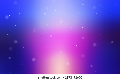 Light Blue, Red vector layout with circle shapes. Blurred decorative design in abstract style with bubbles. Pattern can be used for ads, leaflets.