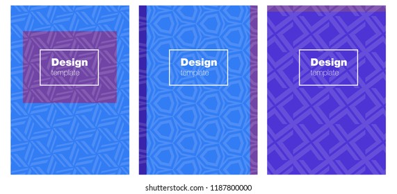Light Blue, Red vector layout for Leaflets. Booklet with textbox on colorful abstract background. Pattern notebooks, journals.