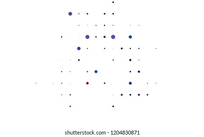 Light Blue, Red vector layout with circle shapes. Modern abstract illustration with colorful water drops. Design for posters, banners.