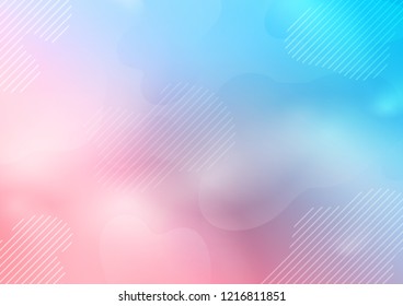 Light Blue, Red vector layout with flat lines. Shining colored illustration with narrow lines. The pattern can be used for websites.