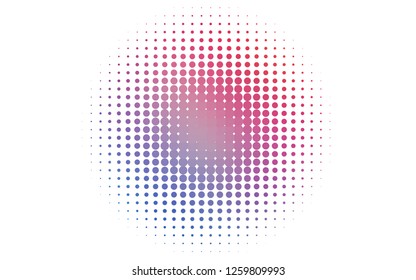 Light Blue, Red vector layout with circle shapes. Glitter abstract illustration with blurred drops of rain. Pattern for beautiful websites.