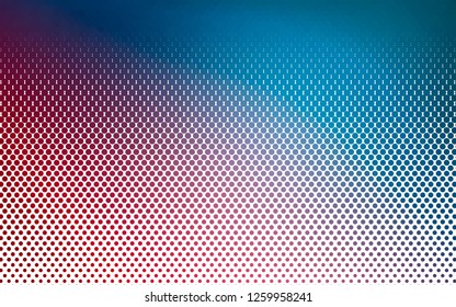 Light Blue, Red vector layout with circle shapes. Glitter abstract illustration with blurred drops of rain. Pattern for beautiful websites.