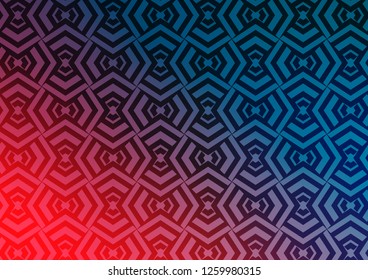 Light Blue, Red vector layout with flat lines. Blurred decorative design in simple style with lines. Pattern for websites, landing pages.