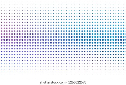 Light Blue, Red vector layout with circle shapes. Blurred decorative design in abstract style with bubbles. Template for your brand book.
