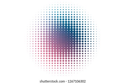 Light Blue, Red vector layout with circle shapes. Modern abstract illustration with colorful water drops. Template for your brand book.