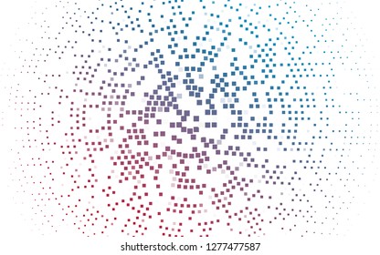 Light Blue, Red vector layout with lines, rectangles. Decorative design in abstract style with rectangles. Pattern can be used for websites.
