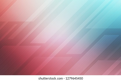 Light Blue, Red vector layout with flat lines. Glitter abstract illustration with colored sticks. The pattern for ad, booklets, leaflets.