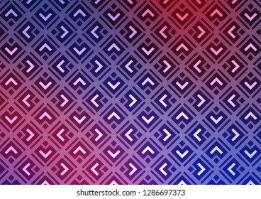 Light Blue, Red vector layout with lines, rectangle. Colorful lines, squares on abstract background with gradient. Best design for your ad, poster, banner.