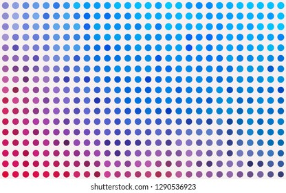 Light Blue, Red vector layout with circle shapes. Abstract illustration with colored bubbles in nature style. Pattern for ads, booklets.