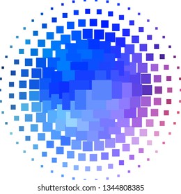 Light Blue, Red vector layout with lines, rectangles. Colorful illustration with gradient rectangles and squares. Template for cellphones.