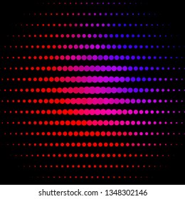 Light Blue, Red vector layout with circles. Illustration with set of shining colorful abstract spheres. New template for your brand book.