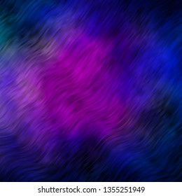 Light Blue, Red vector layout with wry lines. Abstract gradient illustration with wry lines. Pattern for busines booklets, leaflets