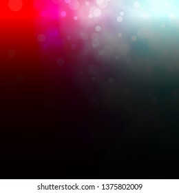 Light Blue, Red vector layout with circles. Abstract decorative design in gradient style with bubbles. Pattern for booklets, leaflets.