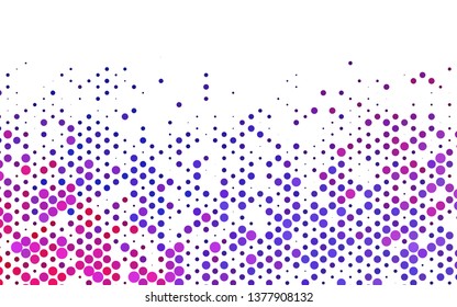 Light Blue, Red vector layout with circle spots. Colorful illustration with blurred circles in nature style. Pattern for ads, booklets.