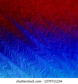 Light Blue, Red vector layout with circular arc. Abstract illustration with gradient bows. Pattern for websites, landing pages.