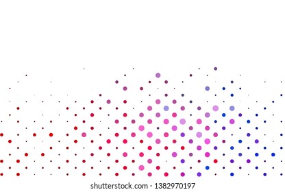 Light Blue, Red vector layout with circle shapes. Abstract illustration with colored bubbles in nature style. Design for posters, banners.