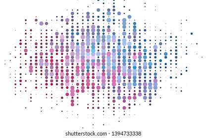 Light Blue, Red vector layout with circle shapes. Abstract illustration with colored bubbles in nature style. Design for business adverts.