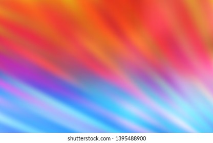 Light Blue, Red vector layout with flat lines. Blurred decorative design in simple style with lines. Best design for your ad, poster, banner.