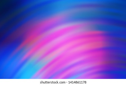 Light Blue, Red vector layout with wry lines. A shining illustration, which consists of curved lines. Abstract style for your business design.