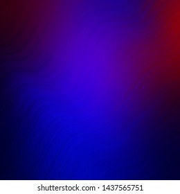 Light Blue, Red vector layout with wry lines. Abstract illustration with gradient bows. Template for your UI design.