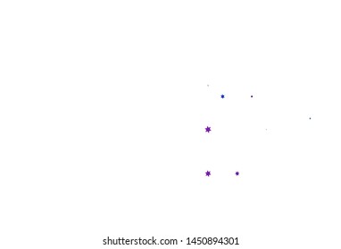 Light Blue, Red vector layout with bright stars. Blurred decorative design in simple style with stars. The pattern can be used for new year ad, booklets.