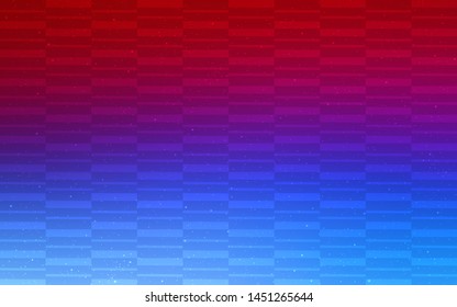 Light Blue, Red vector layout with flat lines. Shining colored illustration with sharp stripes. Template for your beautiful backgrounds.
