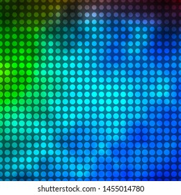 Light Blue, Red vector layout with circles. Glitter abstract illustration with colorful drops. Design for posters, banners.